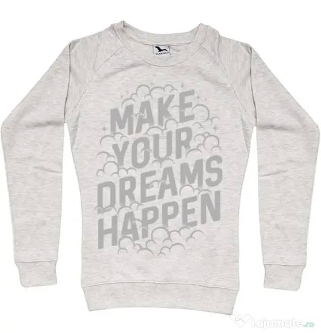 Bluza ADLER dama Make your dreams happen Migdala melanj