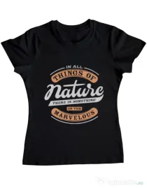 Tricou ADLER dama Nature Negru