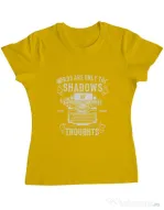 Tricou ADLER dama Shadows Of Thoughts Galben