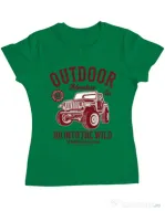 Tricou ADLER dama Outdoor Adventure Verde mediu