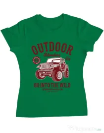Tricou ADLER dama Outdoor Adventure Verde mediu