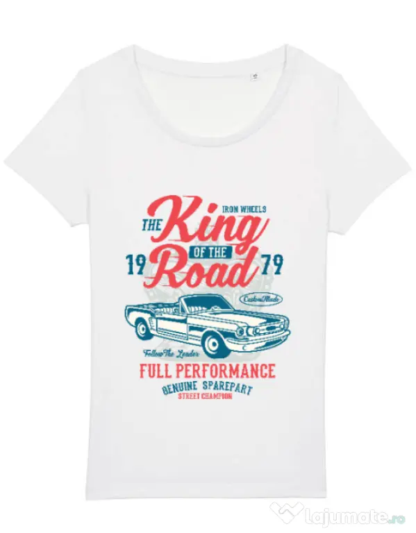 Tricou STANLEY STELLA dama King Of The Road Alb