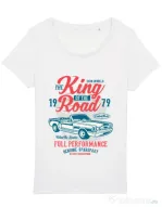 Tricou STANLEY STELLA dama King Of The Road Alb