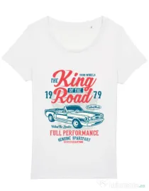 Tricou STANLEY STELLA dama King Of The Road Alb