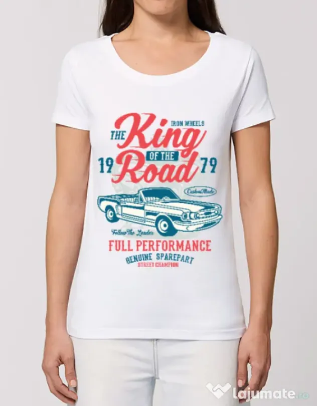 Tricou STANLEY STELLA dama King Of The Road Alb