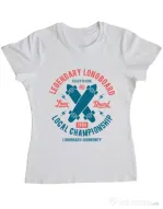 Tricou ADLER dama Legendary Longboard Alb