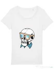 Tricou STANLEY STELLA dama Skull Holiday Alb