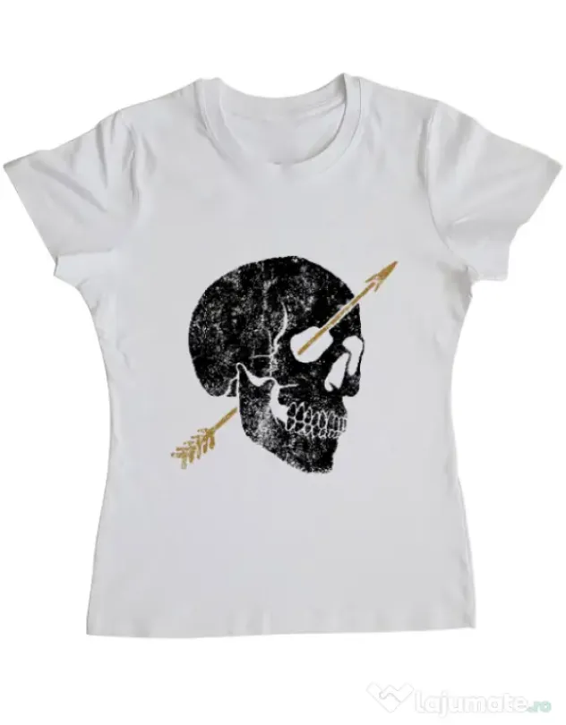 Tricou ADLER dama Arrow Alb