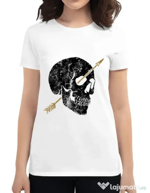Tricou ADLER dama Arrow Alb