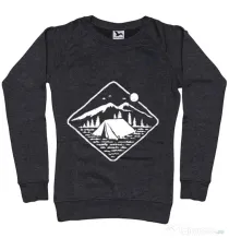 Bluza ADLER dama Camp Mode ON Negru melanj