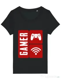 Tricou STANLEY STELLA dama Gamer Negru