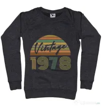 Bluza ADLER dama Vintage 1978 Negru melanj