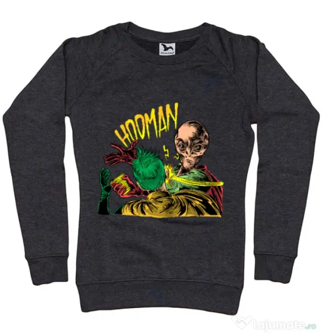 Bluza ADLER dama Hooman Negru melanj