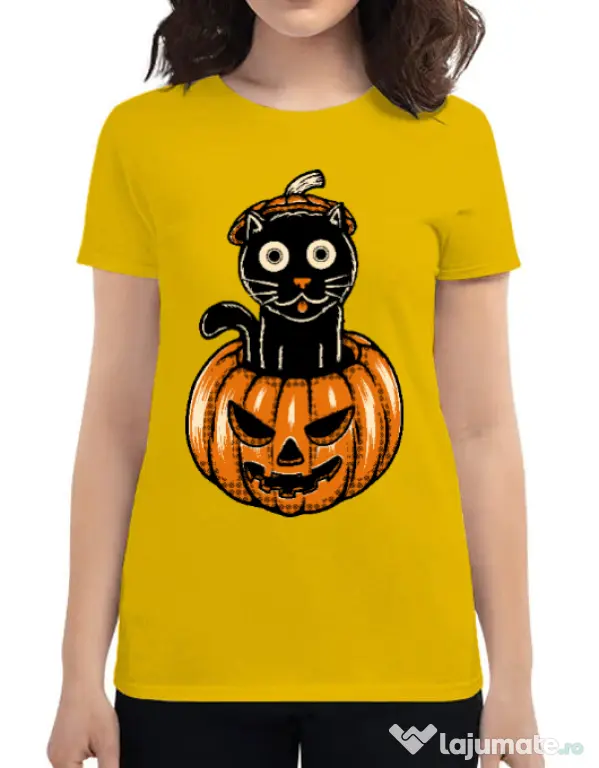 Tricou ADLER dama Pumpcat Galben