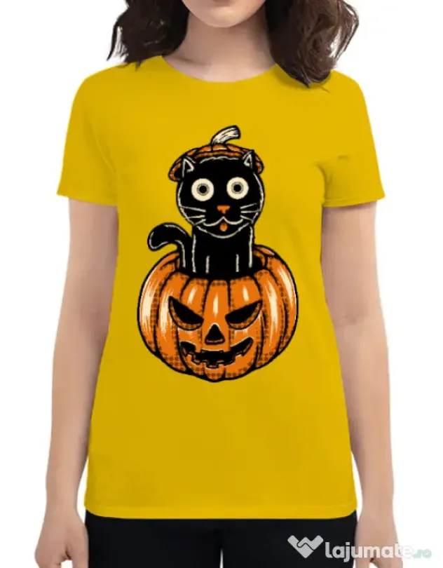 Tricou ADLER dama Pumpcat Galben