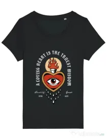Tricou STANLEY STELLA dama Burning Heart Negru