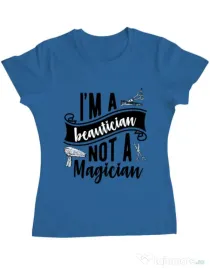 Tricou ADLER dama Beautician Albastru azuriu