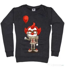 Bluza ADLER dama NICE CLOWN Negru melanj