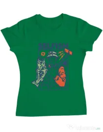 Tricou ADLER dama SELFISH Verde mediu