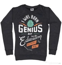 Bluza ADLER dama Born Genius Negru melanj