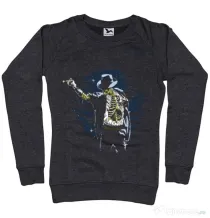 Bluza ADLER dama Zombie Pop Negru melanj