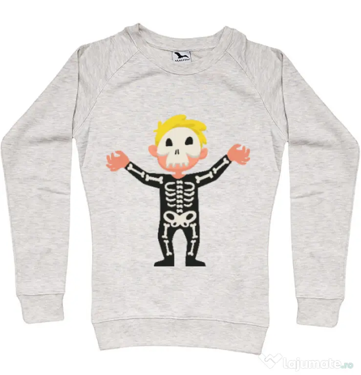 Bluza ADLER dama Halloween Skull Migdala melanj