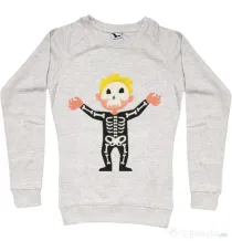 Bluza ADLER dama Halloween Skull Migdala melanj