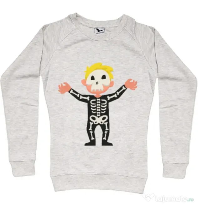 Bluza ADLER dama Halloween Skull Migdala melanj
