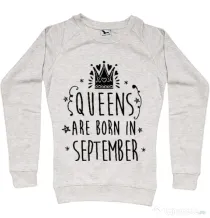 Bluza ADLER dama Queens are born in September Migdala melanj