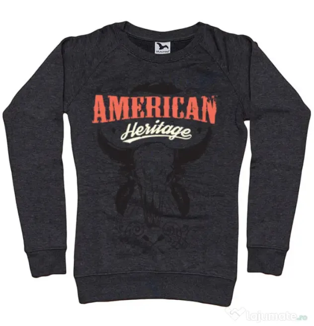 Bluza ADLER dama American heritage Negru melanj