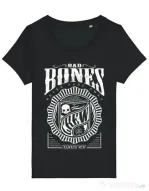 Tricou STANLEY STELLA dama Bad bones crew always win Negru