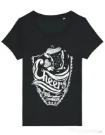 Tricou STANLEY STELLA dama Cheers Negru