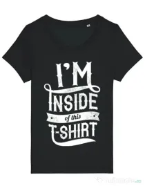 Tricou STANLEY STELLA dama Inside my tshirt Negru