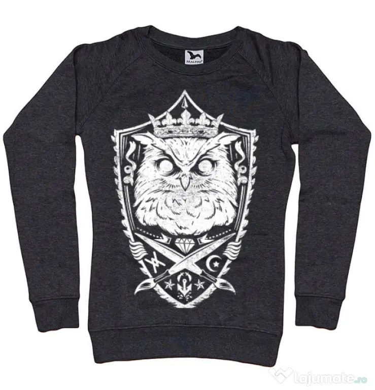 Bluza ADLER dama King of the night Negru melanj