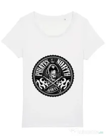 Tricou STANLEY STELLA dama Pirates of the north Alb