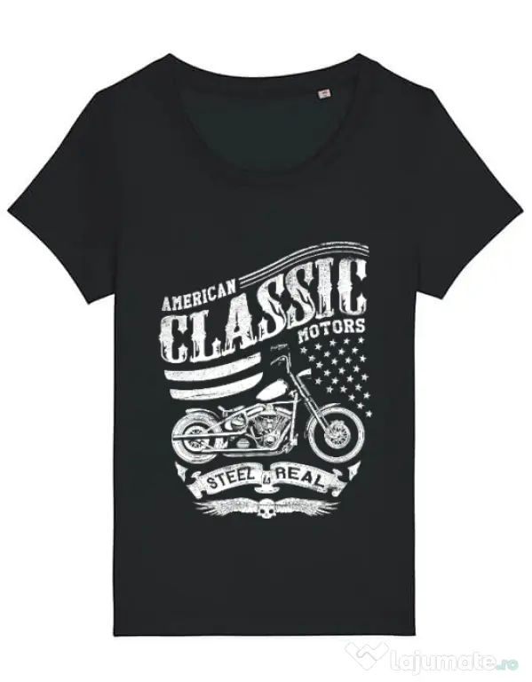 Tricou STANLEY STELLA dama Steel is real Negru