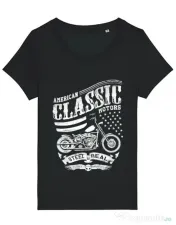 Tricou STANLEY STELLA dama Steel is real Negru