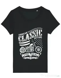 Tricou STANLEY STELLA dama Steel is real Negru