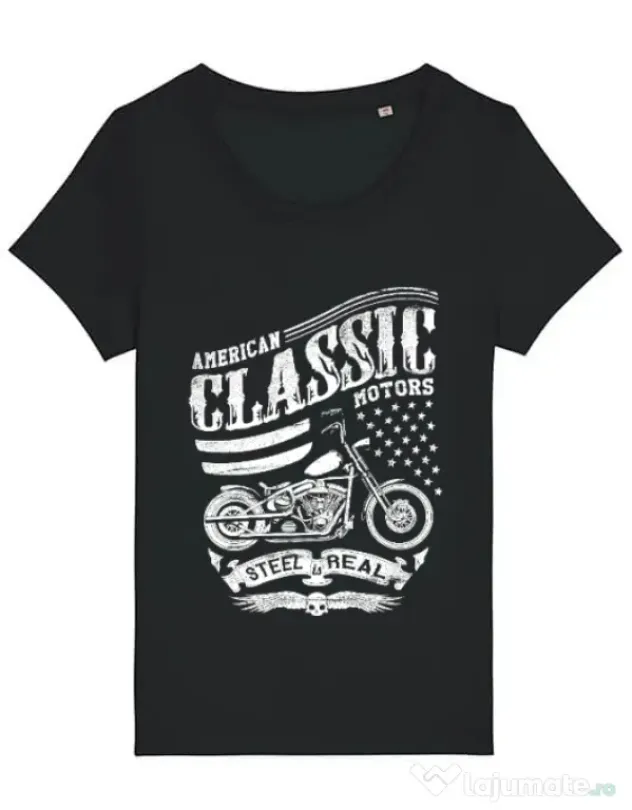 Tricou STANLEY STELLA dama Steel is real Negru