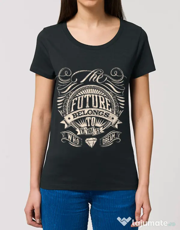 Tricou STANLEY STELLA dama The future Negru