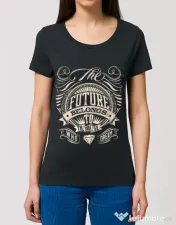 Tricou STANLEY STELLA dama The future Negru