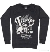 Bluza ADLER dama Thugs need hugs Negru melanj