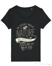 Tricou STANLEY STELLA dama Walk of nature Negru