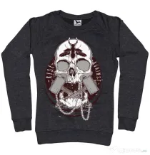 Bluza ADLER dama Rise against Negru melanj
