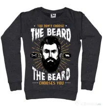 Bluza ADLER dama The beard choice Negru melanj