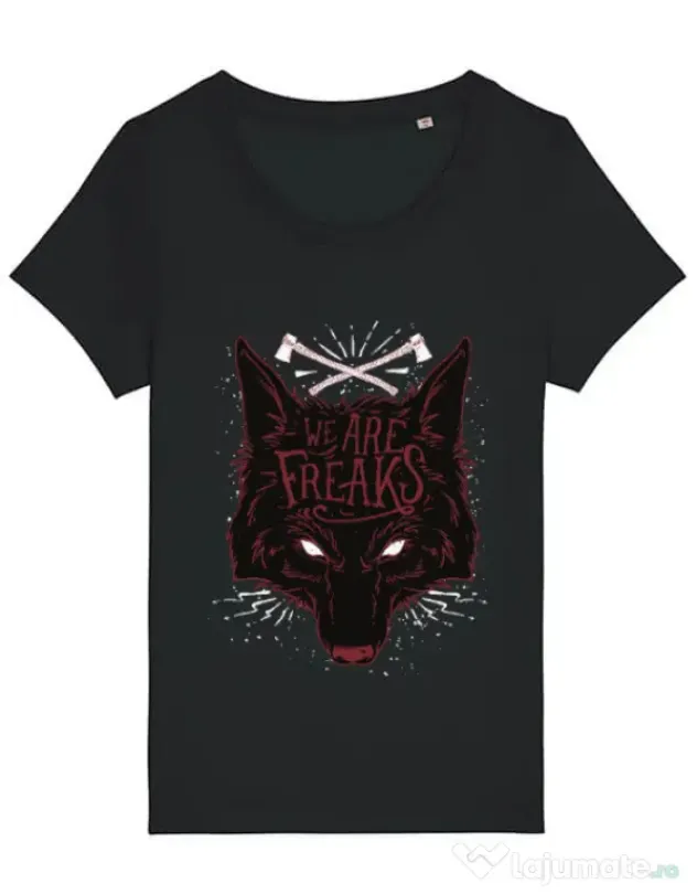 Tricou STANLEY STELLA dama We are freaks Negru