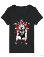 Tricou STANLEY STELLA dama The wolves are here Negru