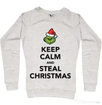 Bluza ADLER dama Steal Christmas Migdala melanj