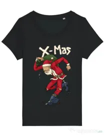 Tricou STANLEY STELLA dama Santa Skank Kid Negru