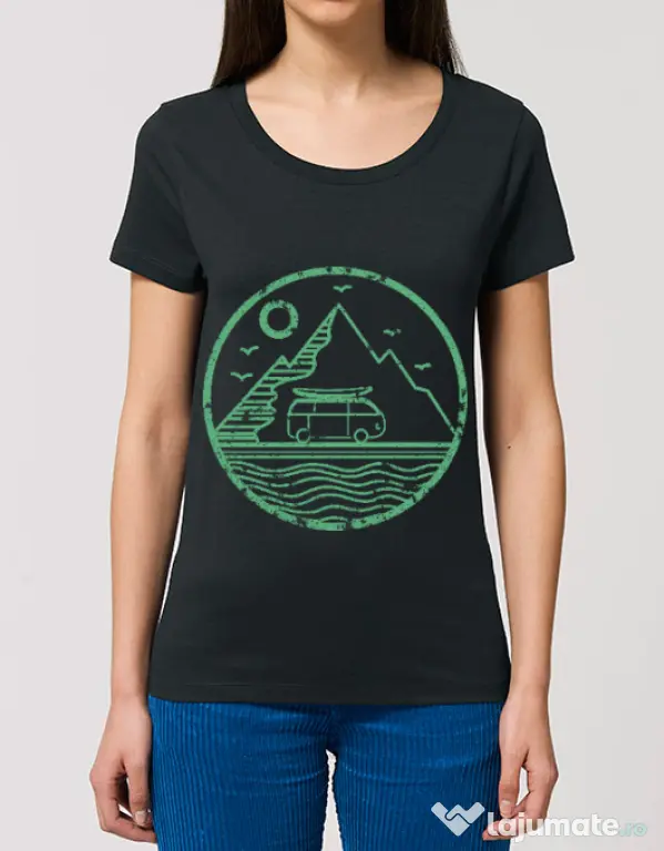 Tricou STANLEY STELLA dama Van Negru